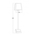 Gentry Home Square lampka blatowa chrom 9295