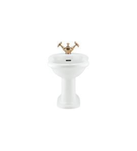 Gentry Home Victorian bidet stojący z otworem na baterię biały 2015