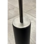 Gessi 316 Pojemnik ze szczotką WC Black metal brushed PVD 54744.707