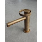 Gessi Anello Bateria umywalkowa z korkiem Antique Brass 63301.713