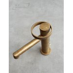 Gessi Anello Bateria umywalkowa z korkiem Antique Brass 63301.713