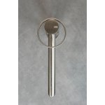  Gessi Anello Bateria umywalkowa wysoka z długą wylewką bez korka Finox Brushed Nickel 63306.149