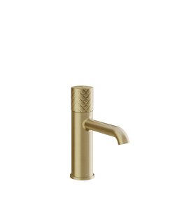 Gessi Habito Bateria umywalkowa brass brushed PVD 70102.727