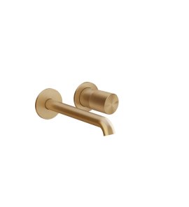 Gessi Habito Bateria umywalkowa element zewnętrzny warm bronze brushed pvd 70688.726