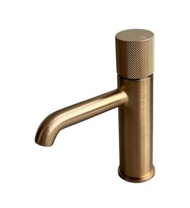 Gessi Habito Bateria umywalkowa warm bronze brushed PVD 70602.726