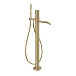 Gessi Habito Bateria wannowa ze słuchawką i wężem element zewnętrzny brass brushed PVD 70128.727