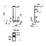 Gessi HI-FI Column Bateria natryskowa termostatyczna z deszczownicą i zestawem prysznicowym Chrom 63041.031