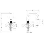 Gessi Inciso Wylewka umywalkowa jednootworowa Chrom 58091.031 / 58091031