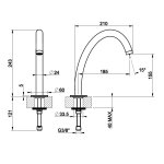 Gessi Origini Wylewka umywalkowa Chrom 66021.031