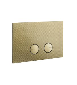 Gessi Przycisk spłukujący DIAMANTATO Brushed Brass PVD 54681.727