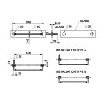 Gessi Tondo Wieszak na ręcznik 450 mm Chrom 63726.031