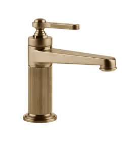 Gessi Venti20 Bateria umywalkowa bez korka warm bronze brushed pvd 65002.726