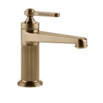 Gessi Venti20 Bateria umywalkowa bez korka warm bronze brushed pvd 65002.726