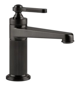 Gessi Venti20 Bateria umywalkowa bez korka black metal brushed pvd 65002.707