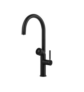 Gessi Vita Bateria zlewozmywakowa jednouchwytowa hot/cold matte black 60720.299