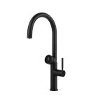 Gessi Vita Bateria zlewozmywakowa jednouchwytowa hot/cold matte black 60720.299