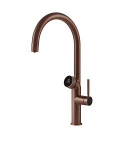 Gessi Vita Bateria zlewozmywakowa jednouchwytowa hot/cold copper brushed 60720.708