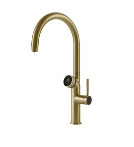 Gessi Vita Bateria zlewozmywakowa jednouchwytowa hot/cold brass brushed 60720.727