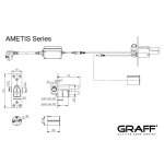 Graff Ametis Element podtynkowy do deszczownicy ściennej E-8765