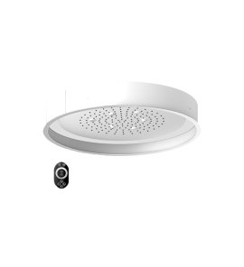 Graff Aqua-Sense Deszczownica prysznicowa Ø 600 mm sufitowa z LED  Polerowana stal E-8231-PS