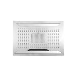 Graff Aqua-Sense Deszczownica prysznicowa 600x450 mm sufitowa z LED  Polerowana stal E-8220-PS