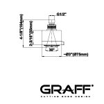 Graff Deszczownica Ø 75 mm 5-funkcyjna Chrom E-8431