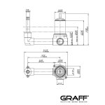 Graff Element podtynkowy baterii umywalkowej 2-otworowej E-1019