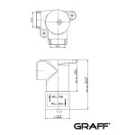 Graff Element podtynkowy baterii bidetowej E-1090