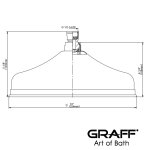 Graff Finezza Due Deszczownica Ø 254 mm Chrom E-8415