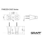 Graff Finezza Due Wieszak na ręcznik ścienny 768 mm Chrom E-9609