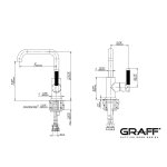 Graff Harley Bateria umywalkowa Chrom E-11401-LM57L