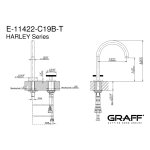 Graff Harley Bateria umywalkowa 2-otworowa Chrom E-11422-C19B