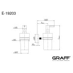 Graff Harley Dozownik do mydła z uchwytem ściennym Chrom E-19203