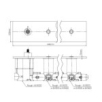 Graff Immersion Bateria natryskowa podtynkowy 4-uchwytowa - element zewnętrzny Chrom E-8059H-LM40E0-T