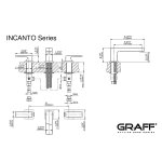 Graff Incanto Bateria umywalkowa 3-otworowa Chrom E-11210-LM55B