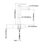 Graff M.E./M.E.25 Bateria umywalkowa wysoka jednouchwytowa 120 mm Chrom E-6106-LM41