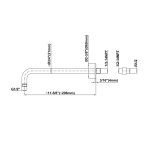 Graff Phase Zestaw natryskowy termostatyczny z systemem UNI-BOX podtynkowy z deszczownicą Ø 252 mm z zestawem prysznicowym - element zewnętrzny Chrom PHA02