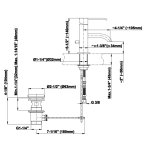 Graff Qubic Bateria umywalkowa jednouchwytowa 105 mm z korkiem automatycznym Chrom E-6201D-LM38M