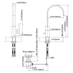 Graff Qubic Bateria umywalkowa wysoka jednouchwytowa 160 mm z korkiem automatycznym Chrom E-6204-LM39M