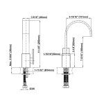 Graff Sade Bateria umywalkowa jednouchwytowa Chrom E-1800-LM36