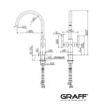 Graff Sospiro-Bar Bateria kuchenna nablatowa Chrom E-5670-LM49K