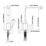 Graff Targa Bateria umywalkowa jednouchwytowa Chrom E-3605-LM36