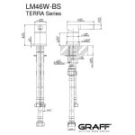 Graff Terra Mieszacz nablatowy Chrom LM46W-BS