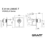 Graff Vignola Bateria natryskowa z zestawem prysznicowym, z termostatem i deszczownicą Ø 228 mm Chrom VIG02