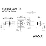 Graff Vignola Bateria natryskowa z zestawem prysznicowym, z termostatem i deszczownicą Ø 228 mm Chrom VIG02