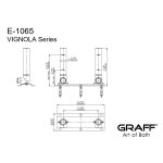 Graff Vignola Element podtynkowy do baterii wannowej wolnostojącej E-1065