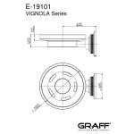 Graff Vignola Mydelniczka ścienna Chrom E-19301