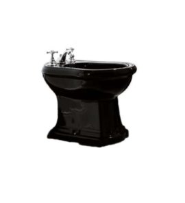 Kerasan Retro Bidet stojący 38,5x60 cm czarny 102004