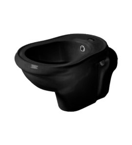   Kerasan Retro Bidet Wiszący 38x52 cm Czarny 102604