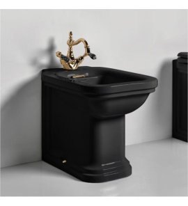 Kerasan Waldorf Bidet stojący 37x55 cm czarny 4121K5